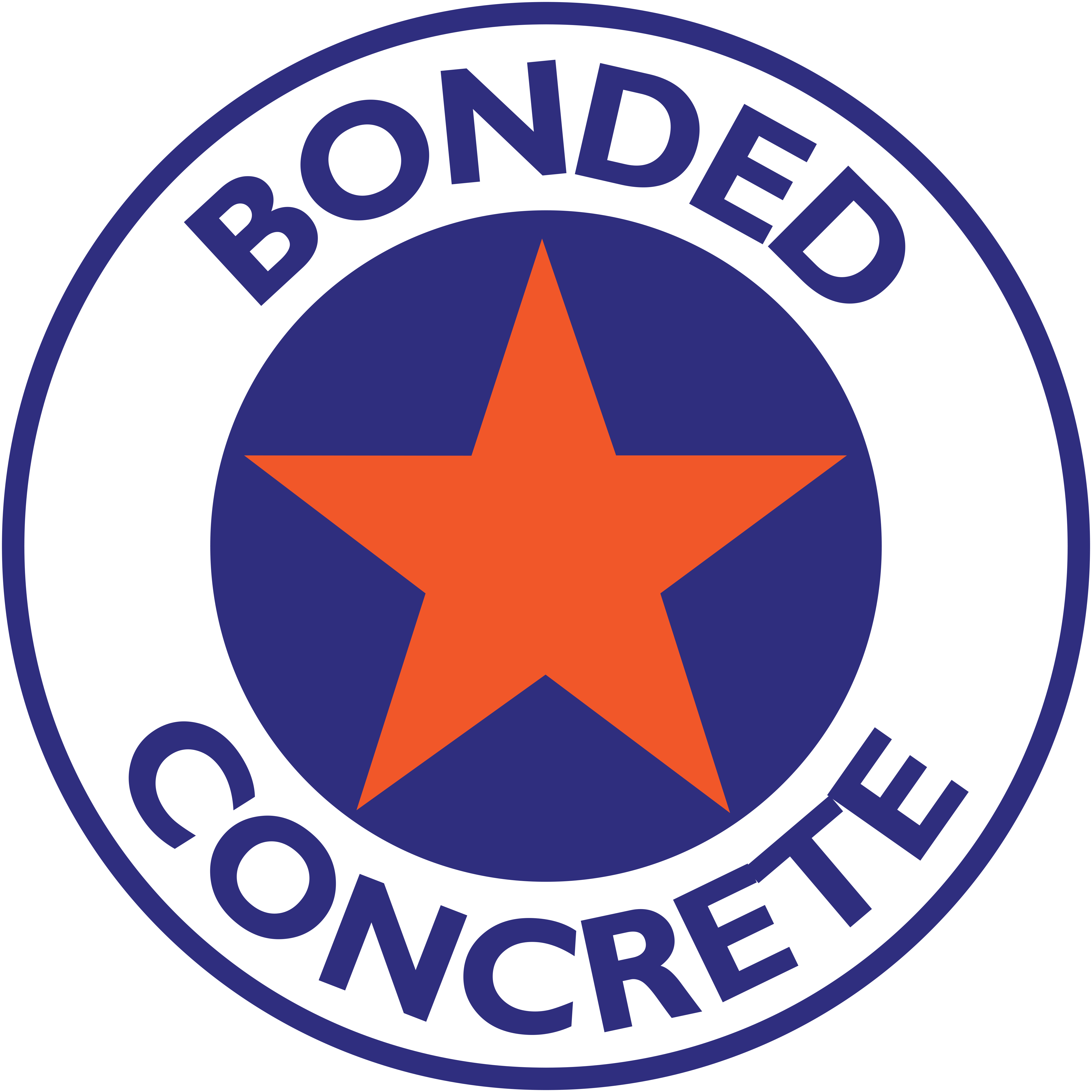 Bonded concrete