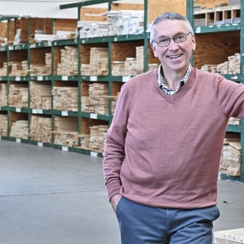 Doug Ford is president of the Northeast Construction Trades Workforce Coalition Inc. He's shown here at Curtis Lumber, where he's vice president of purchasing and public relations.