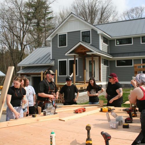 vertical garden build with witt construction